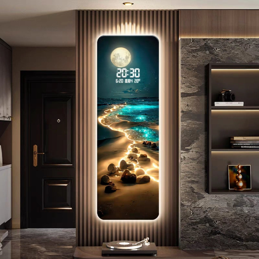 Digital Clock Entrance Decorative Painting  40*120cm