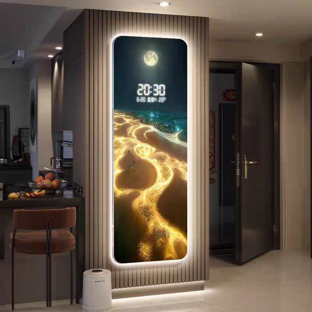 Digital Clock Entrance Decorative Painting  40*120cm