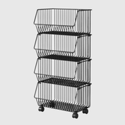 Large 4-Layer Rack With Wheels