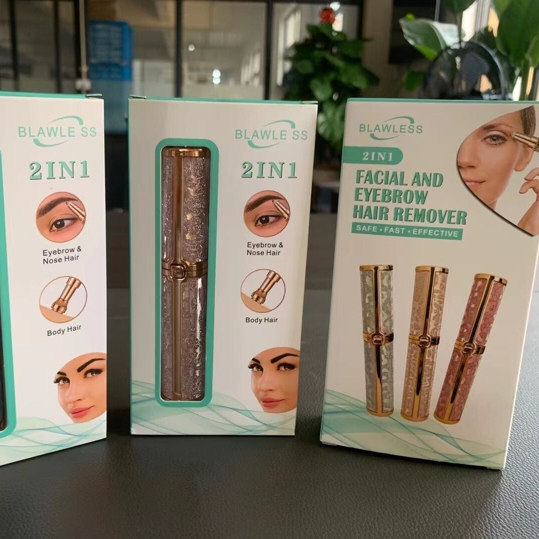 Blawless 2-in-1 Facial & Eyebrow Hair Trimmer