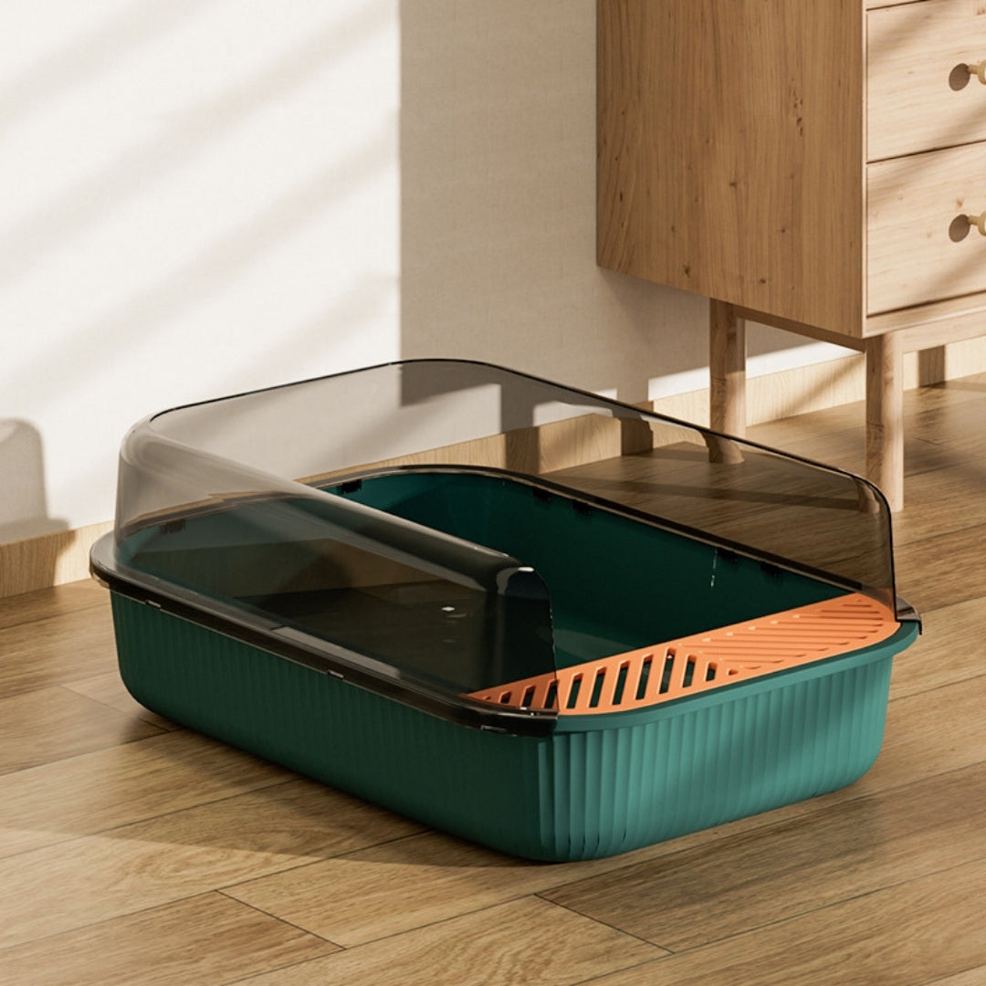 Semi-Enclosed Litter Box Extra-Large