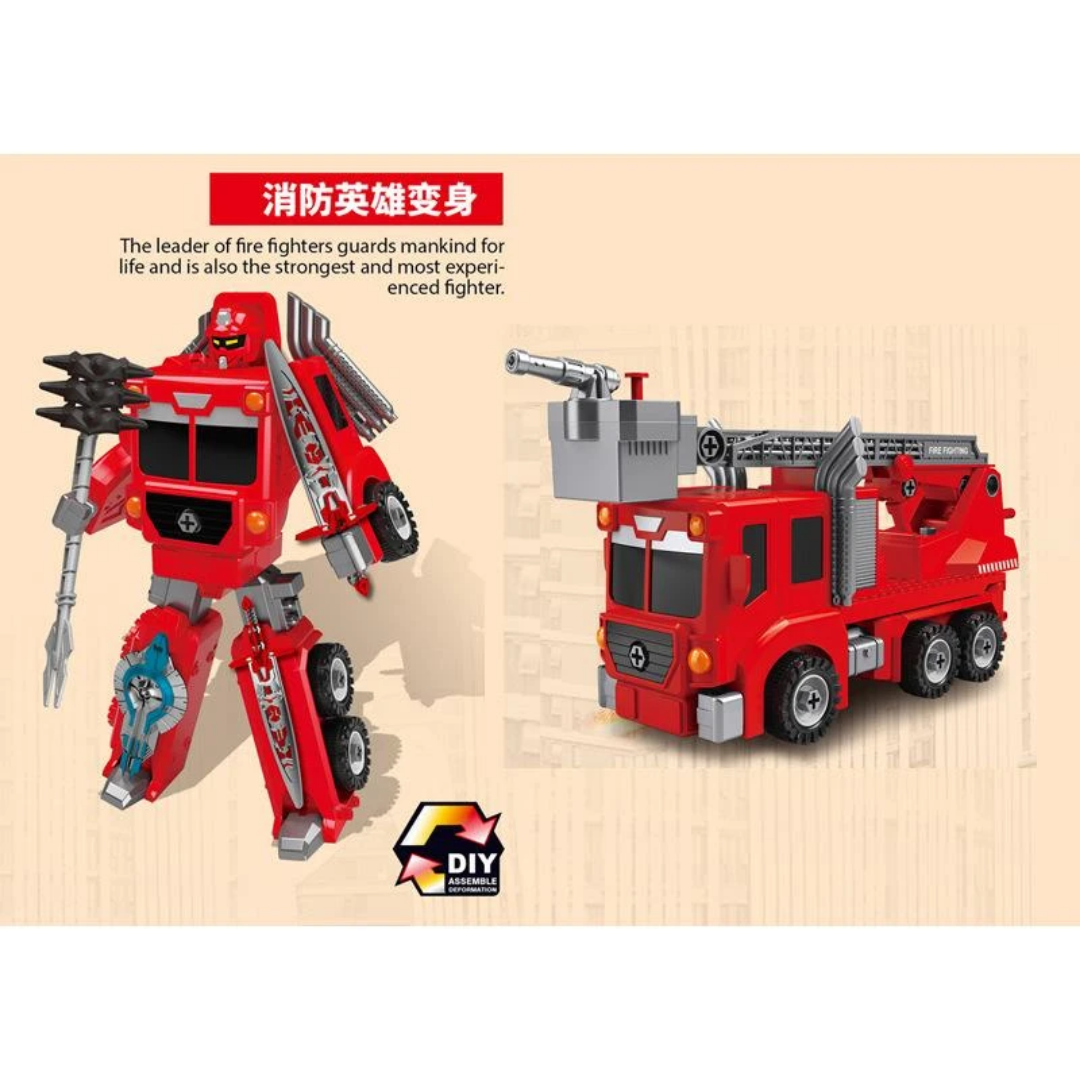 Deformation Fire Truck Toy