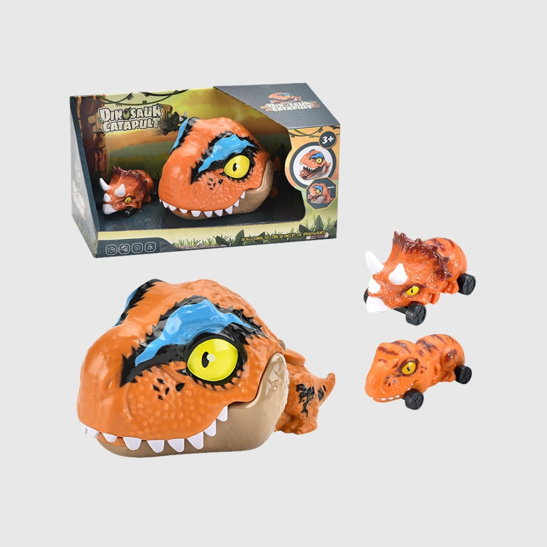 Simulation Dinosaur Catapult Car