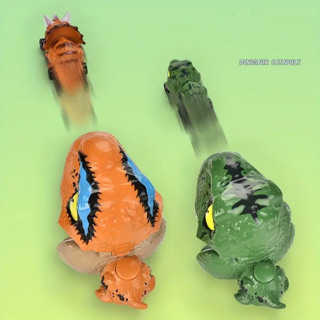 Simulation Dinosaur Catapult Car