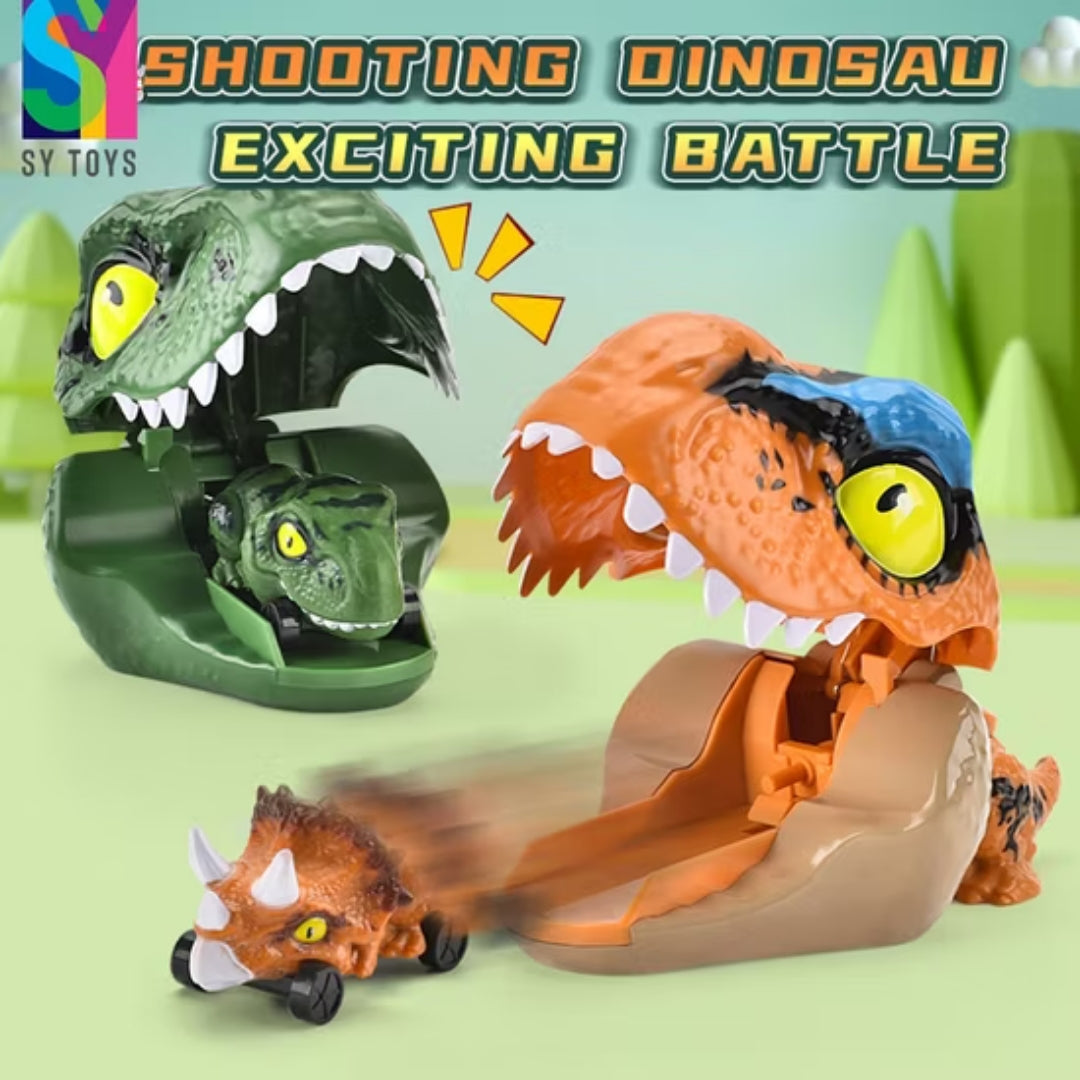 Simulation Dinosaur Catapult Car