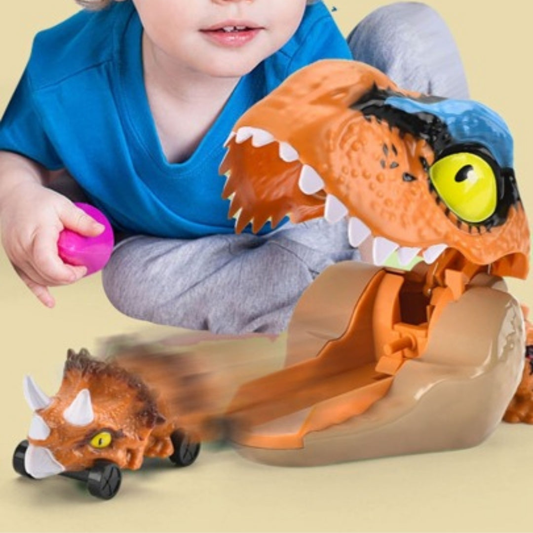 Simulation Dinosaur Catapult Car