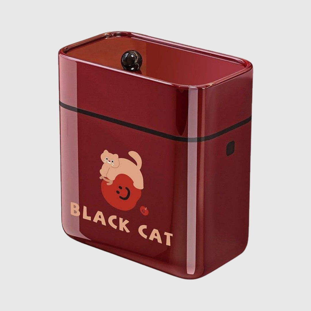 Household kitchen wall-mounted rubbish bin