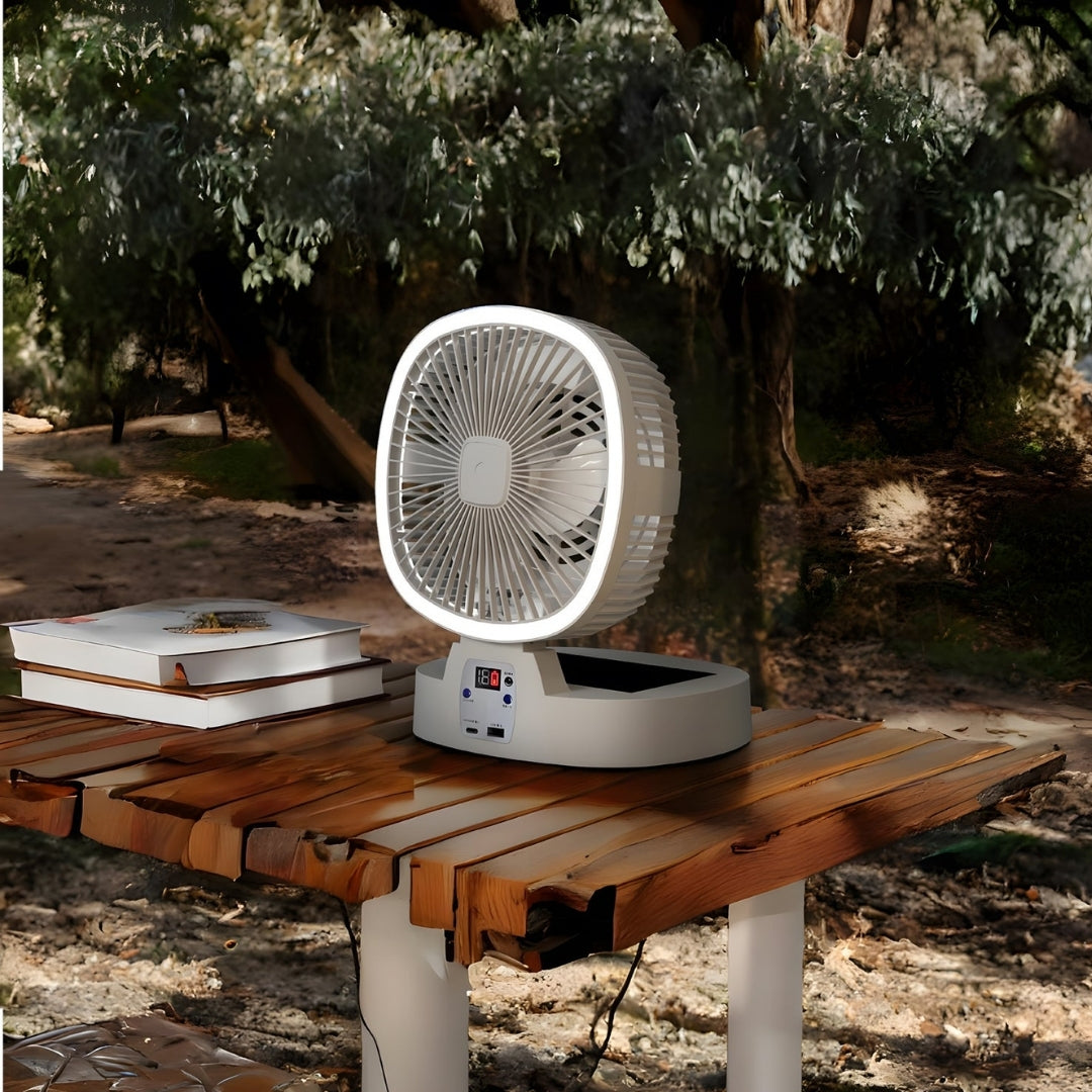 Solar Foldable Fan