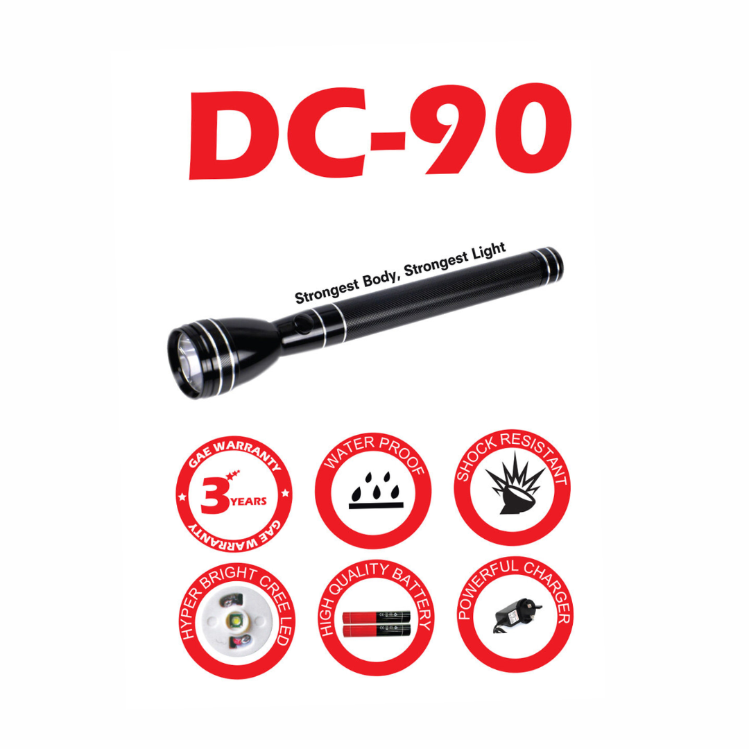 DC90 Flashlight - Rechargeable