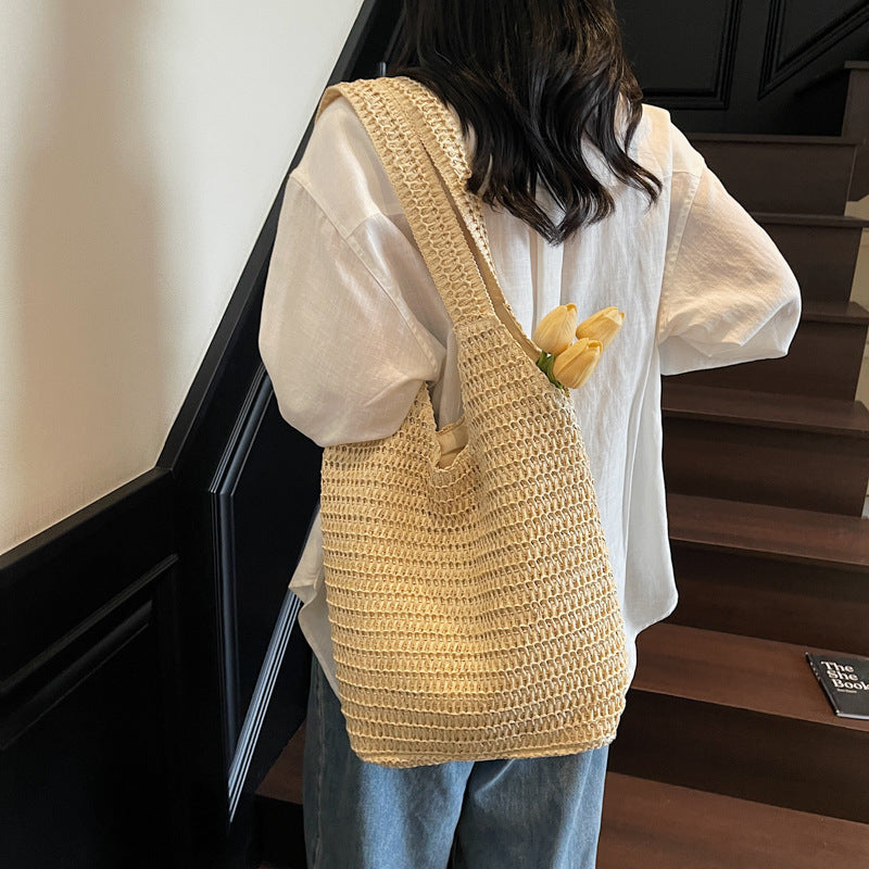 Shoulder Straw Bag