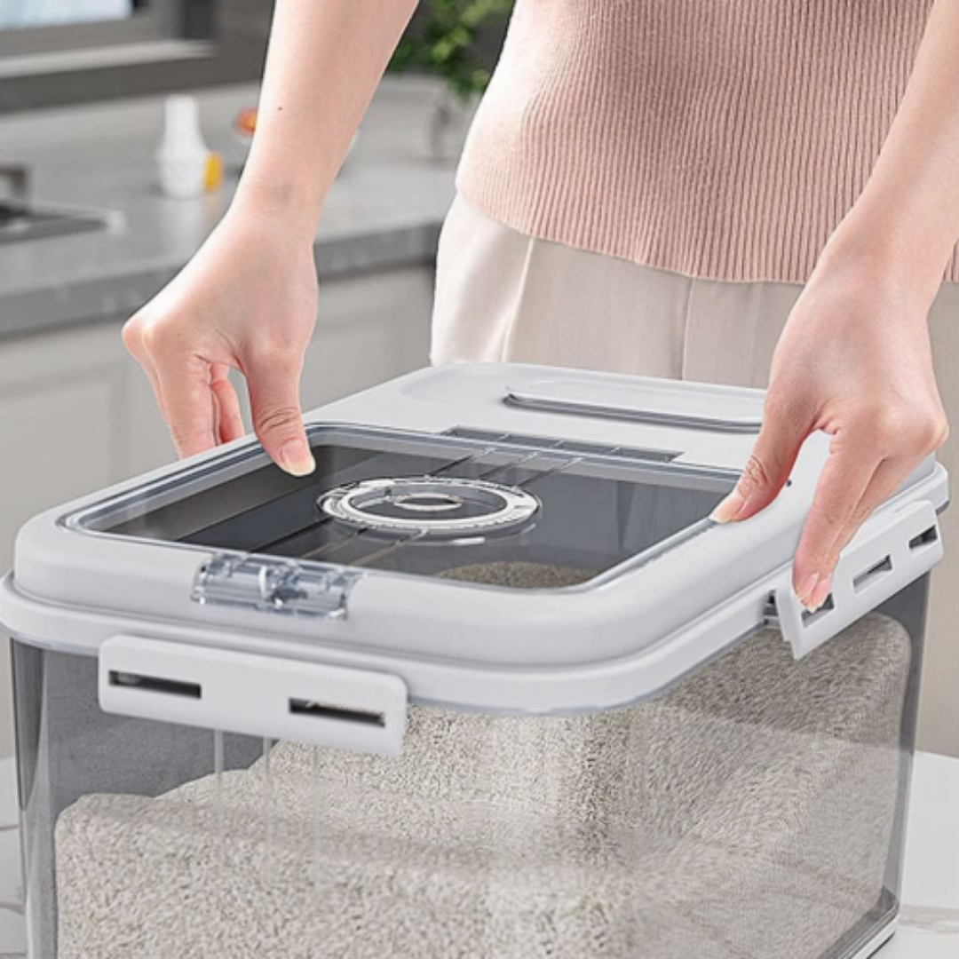 Rice Storage Container With Lid