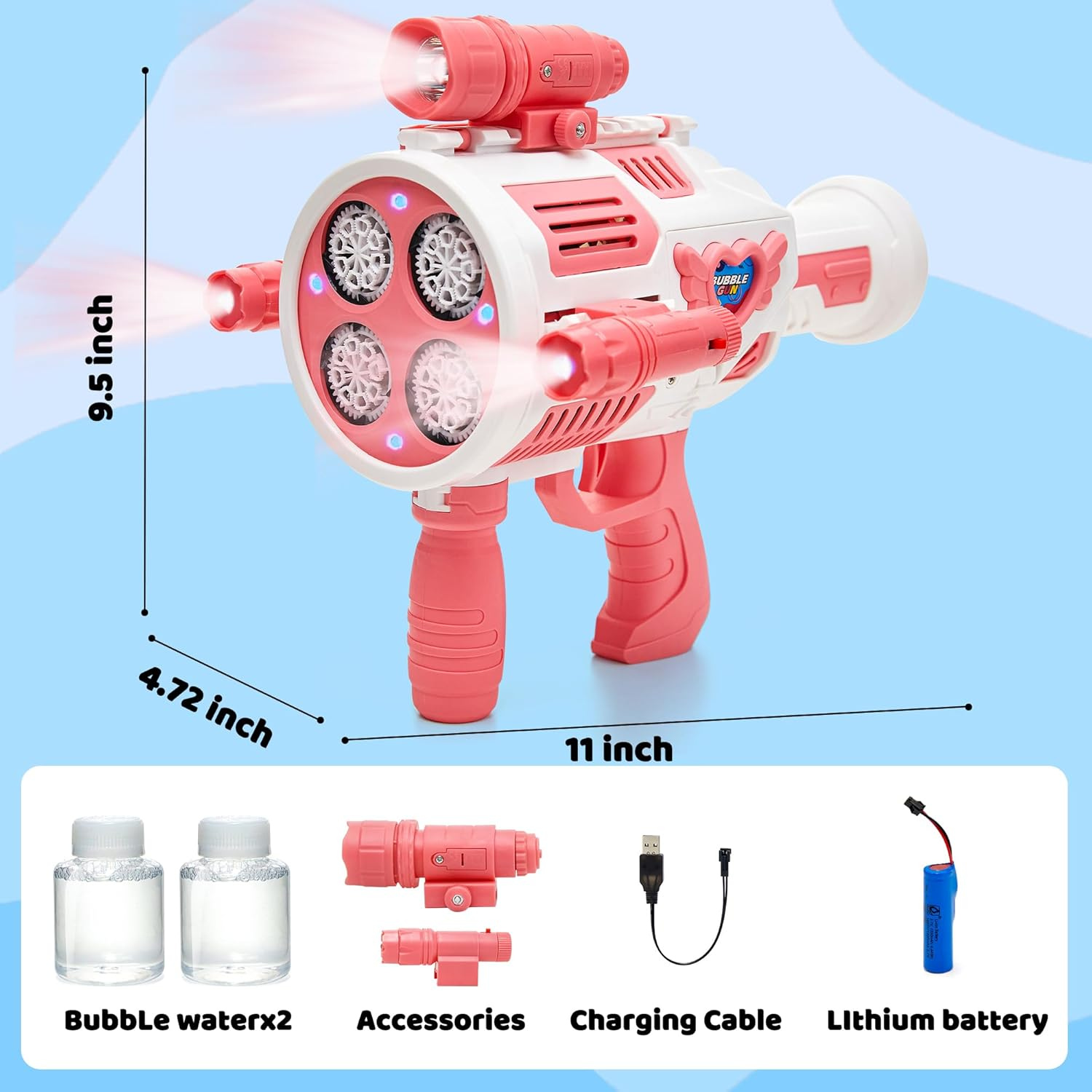 32 Holes Bubbles Machine