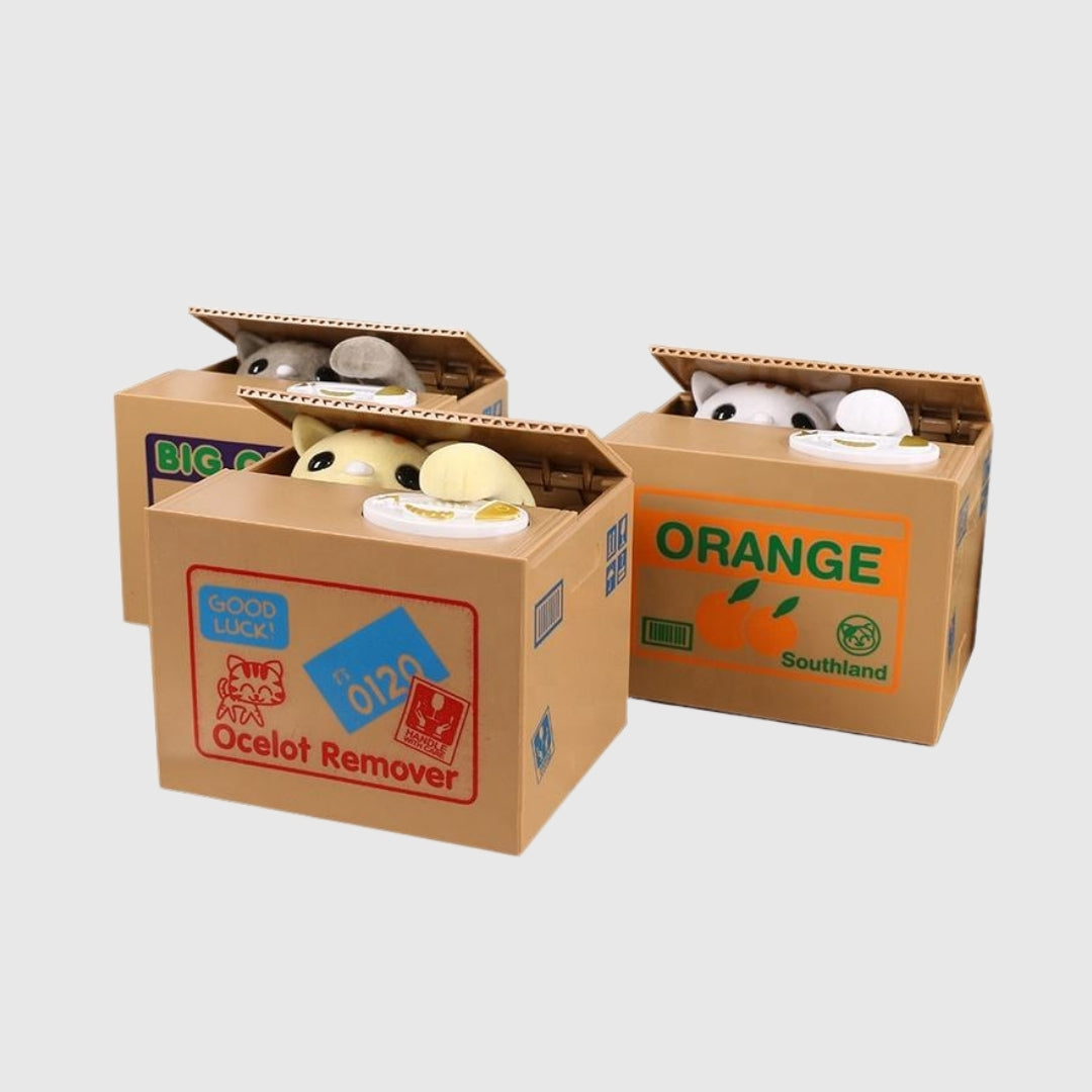 Stealing Cat money Bank