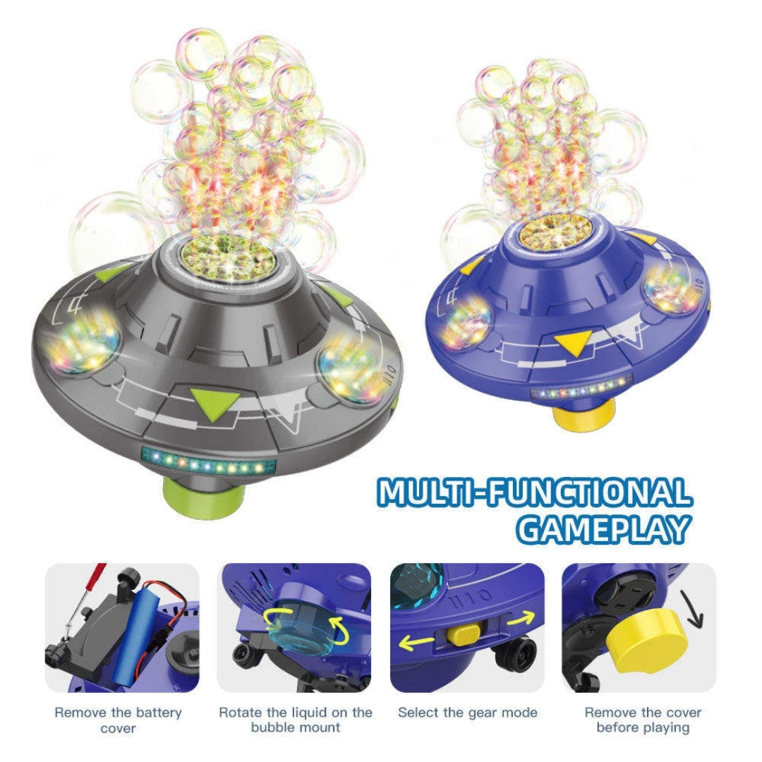 Flying Saucer Bubbles Machine
