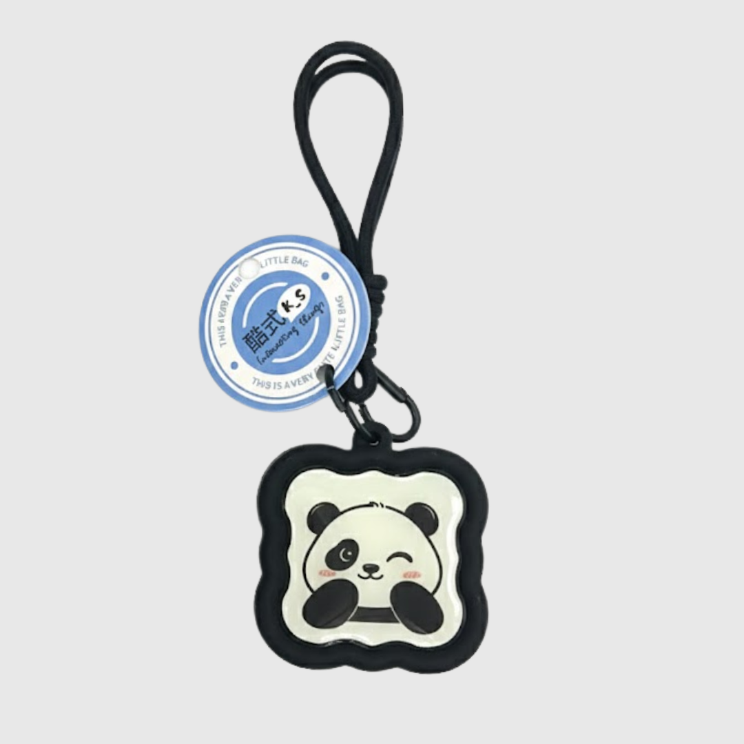 Panda Silicone Short Strap Coin Purse