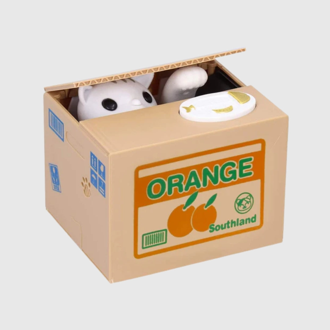 Stealing Cat money Bank