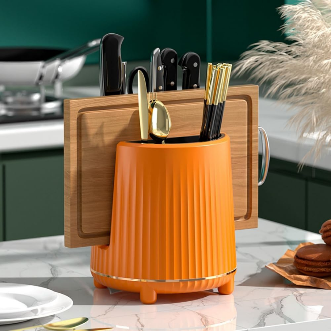 Kitchen Knife & Cutlery Holder