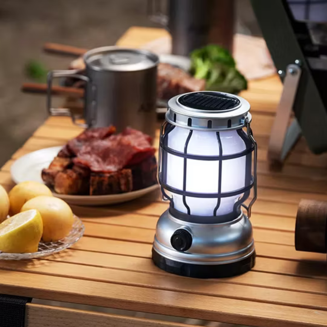 Solar Retro Camping Light