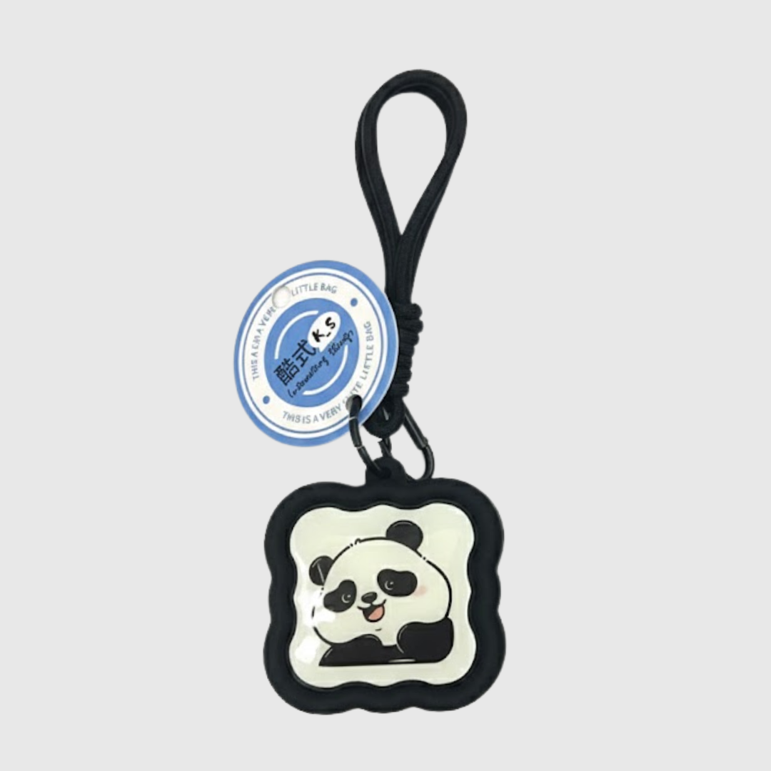 Panda Silicone Short Strap Coin Purse