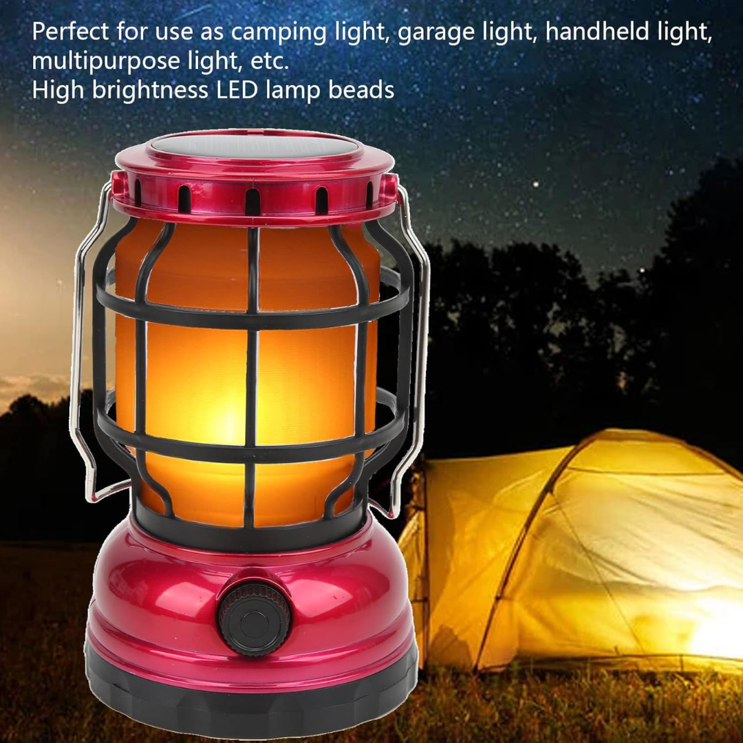 Solar Retro Camping Light