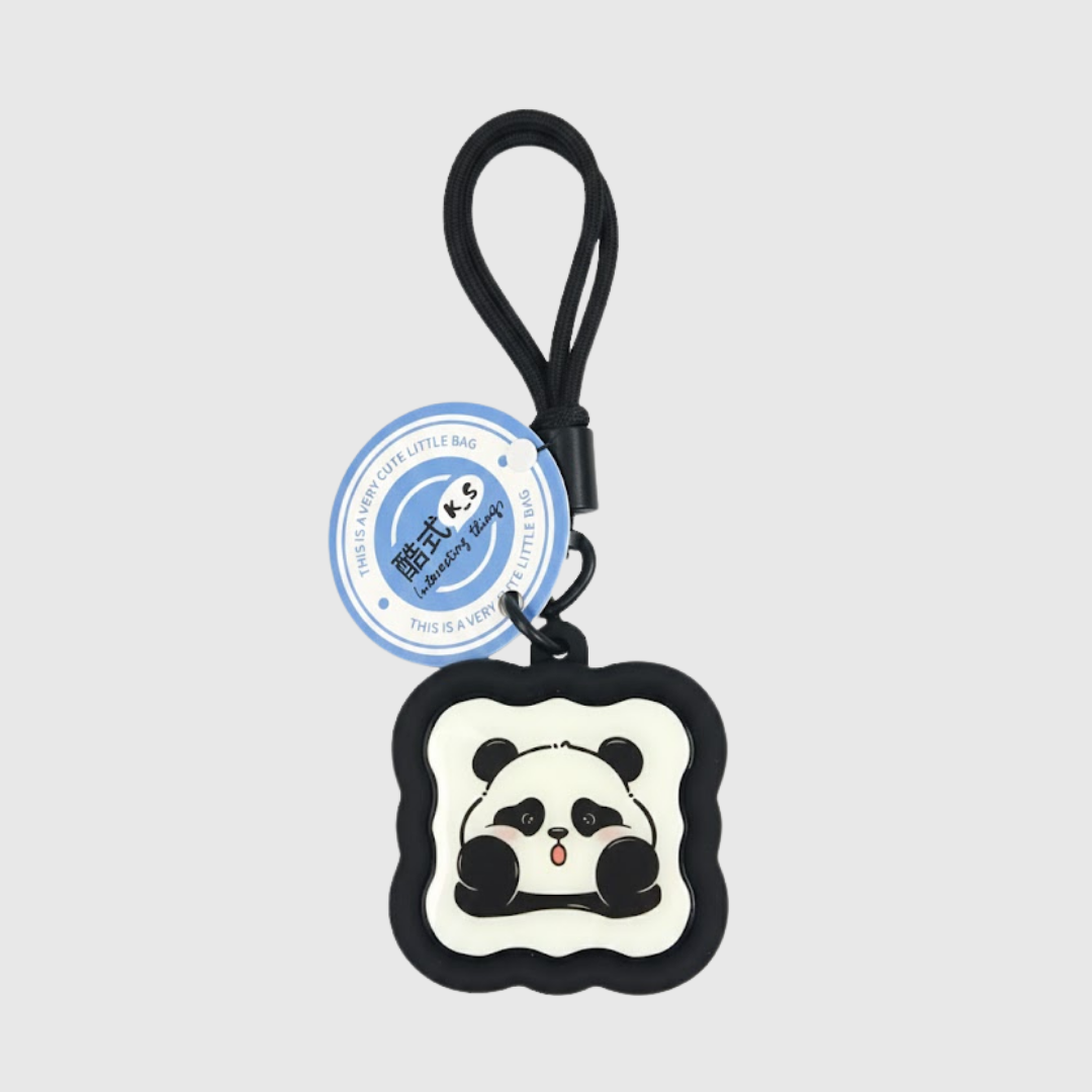 Panda Silicone Short Strap Coin Purse