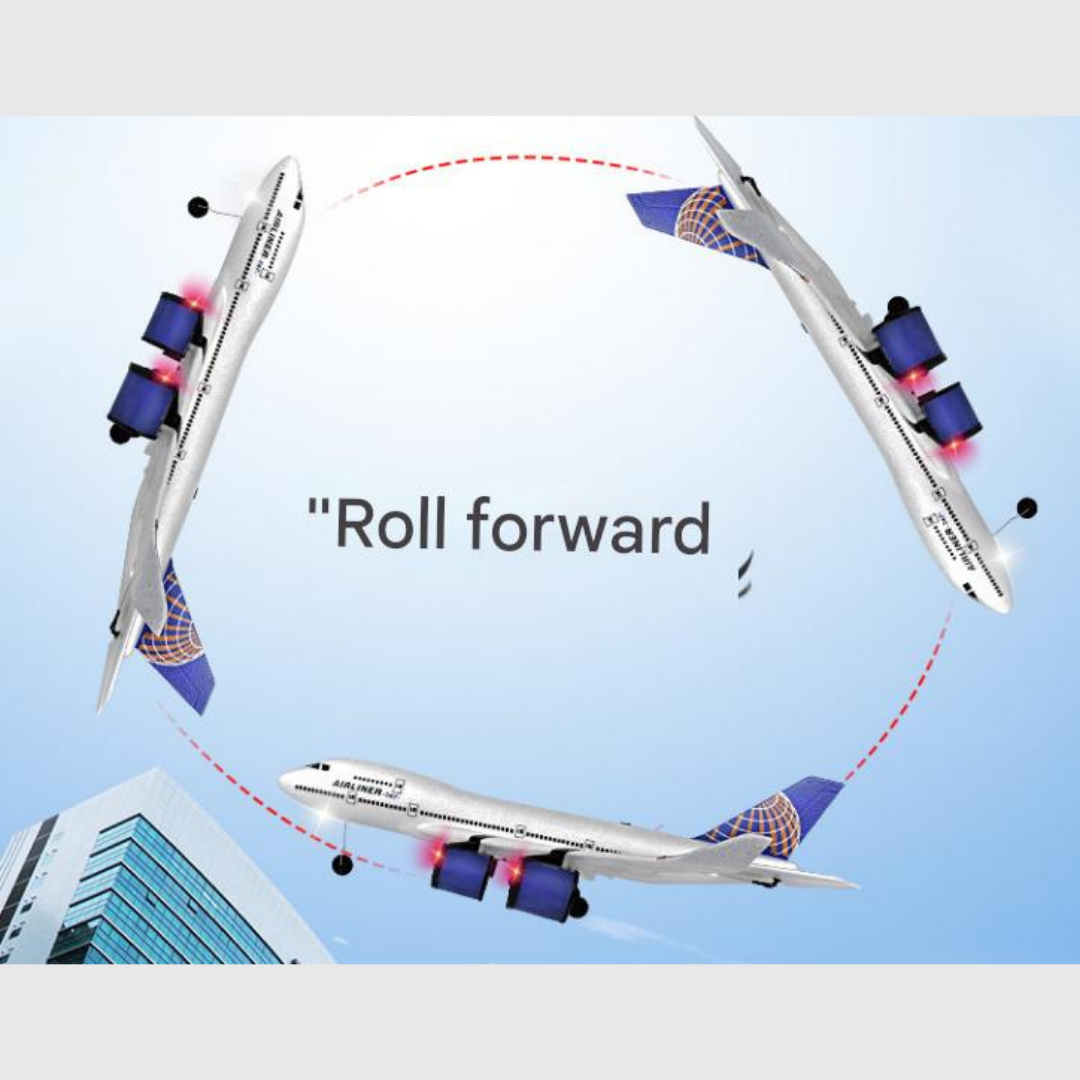 3 Channel Gliding Airplane