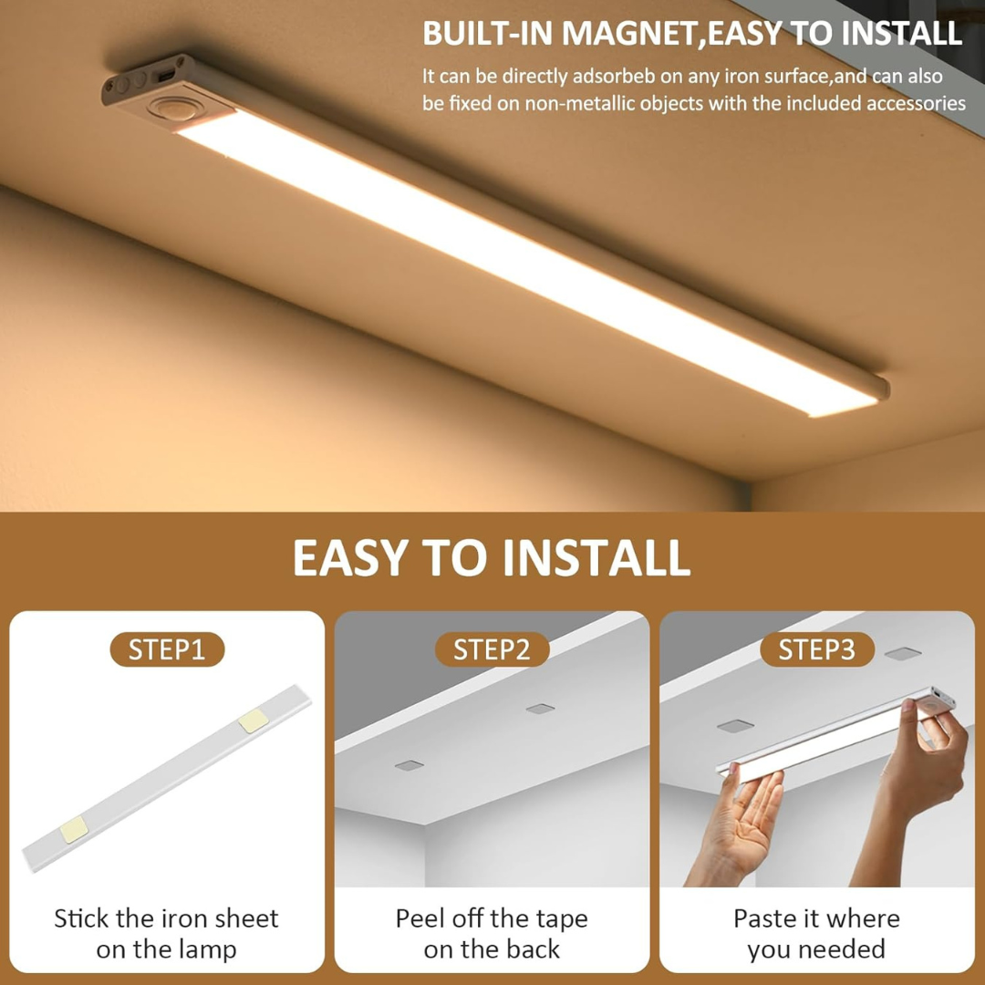 Side-illuminated Body Sensor Light