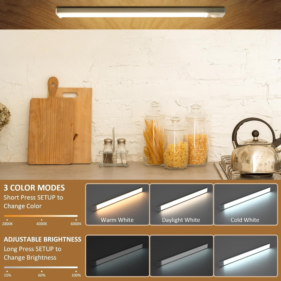 Side-illuminated Body Sensor Light