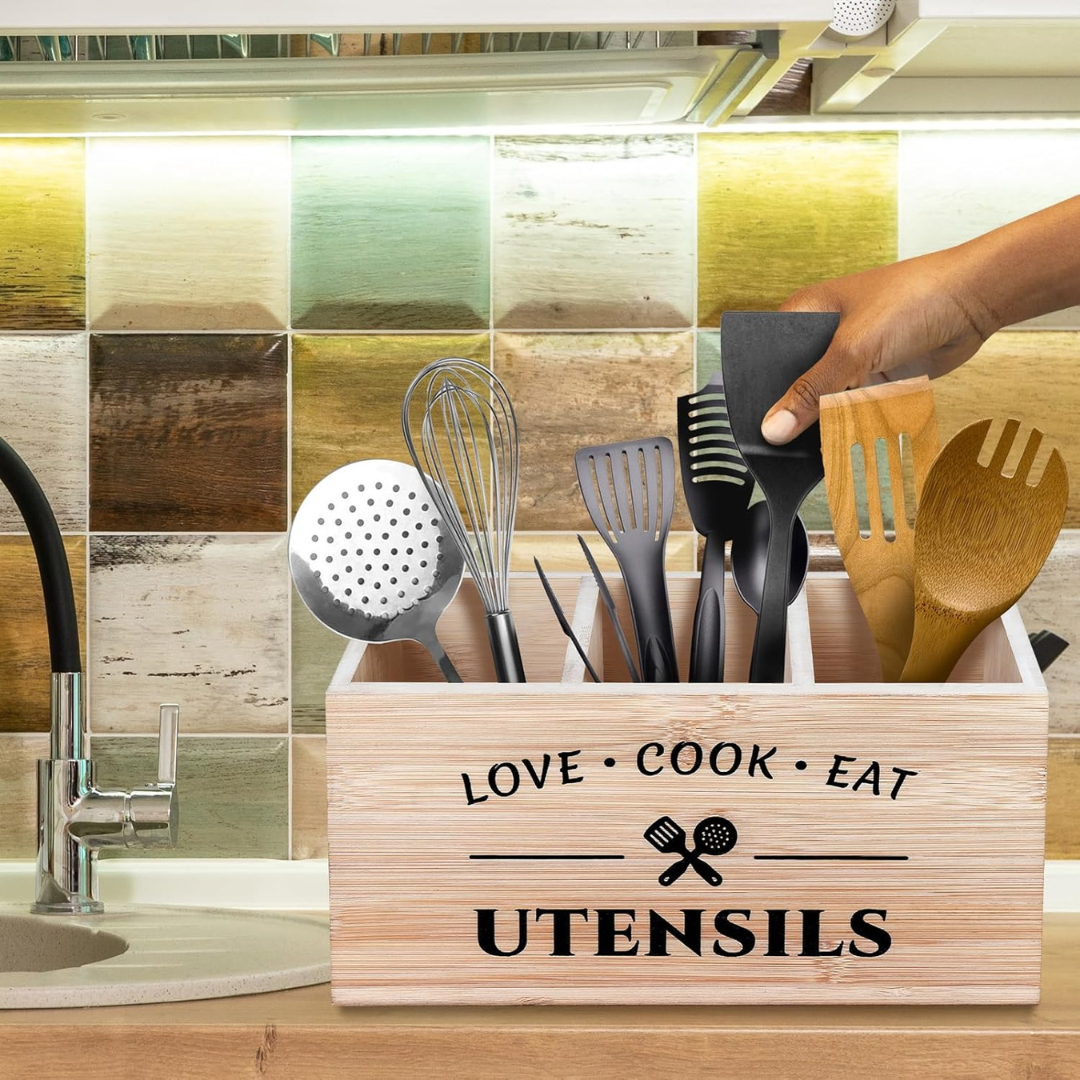 Farmhouse Style Utensil Holder