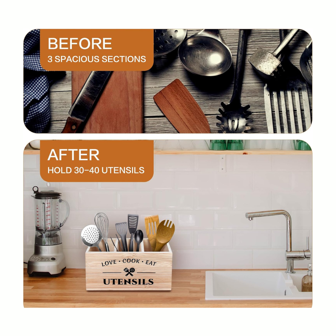 Farmhouse Style Utensil Holder