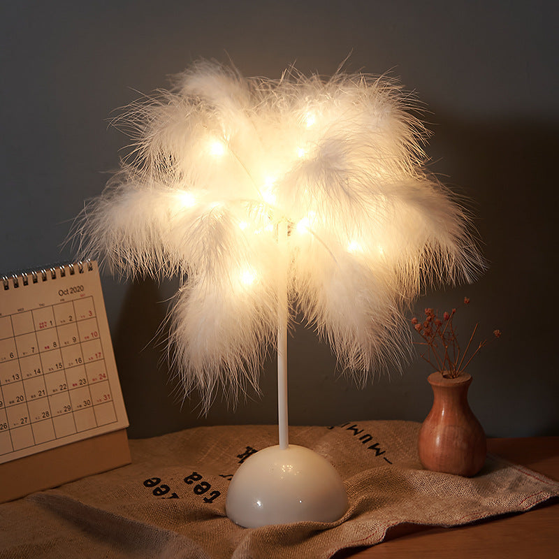 Feather Lamp