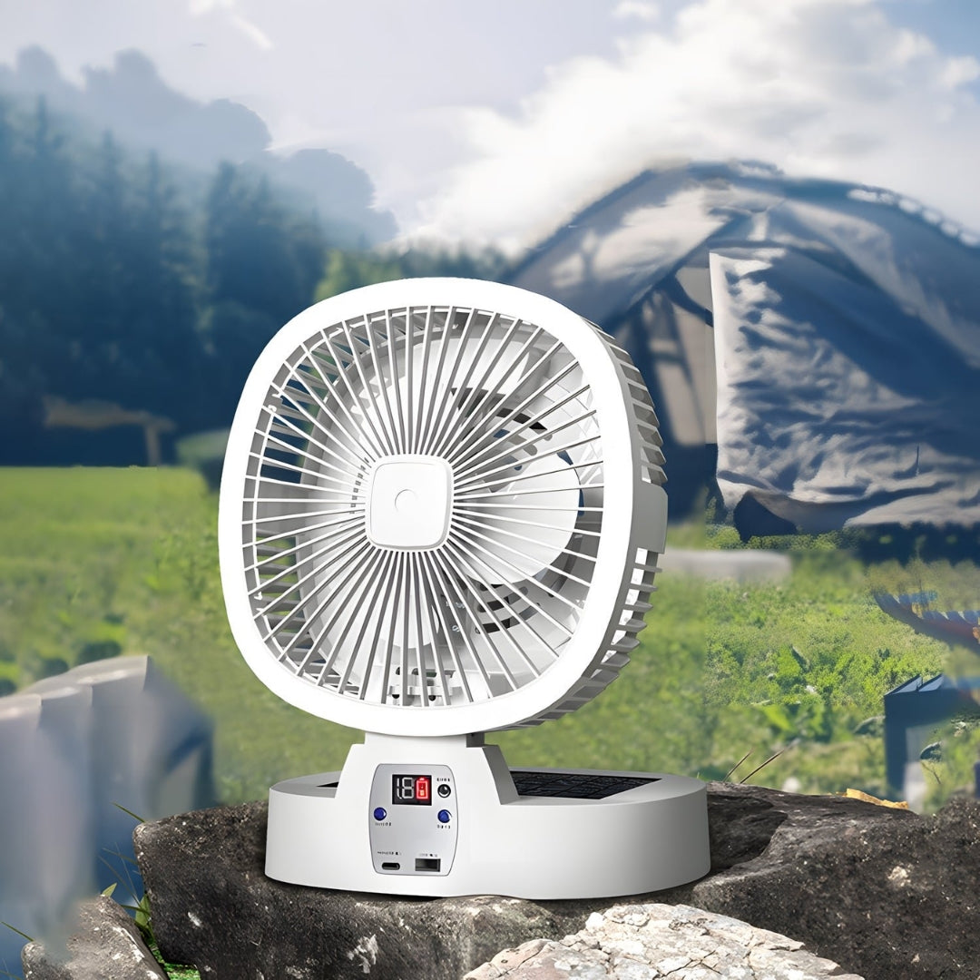 Solar Foldable Fan