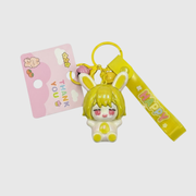 Rabbit Girl Four Color Pendant