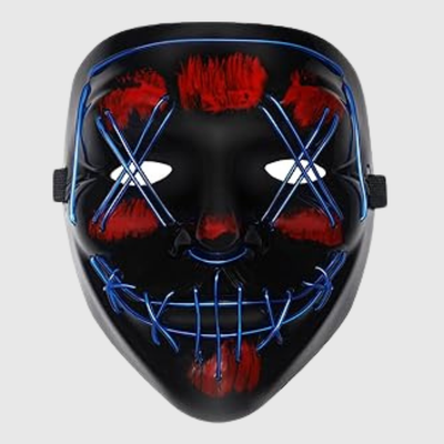LED Luminous Black V Mask