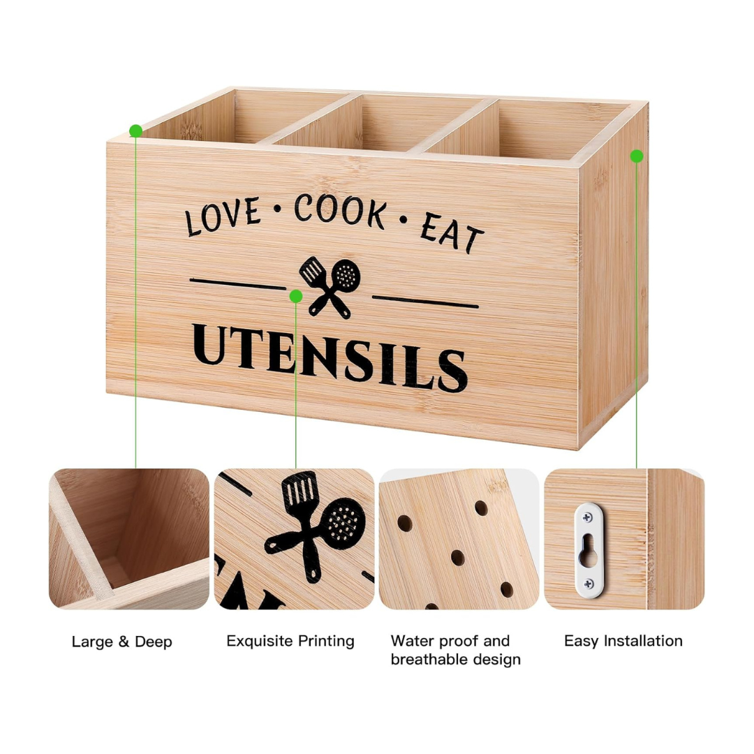 Farmhouse Style Utensil Holder