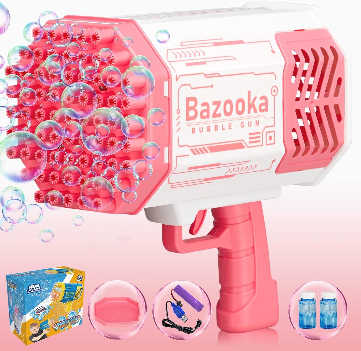 69 Holes Bubble Machine