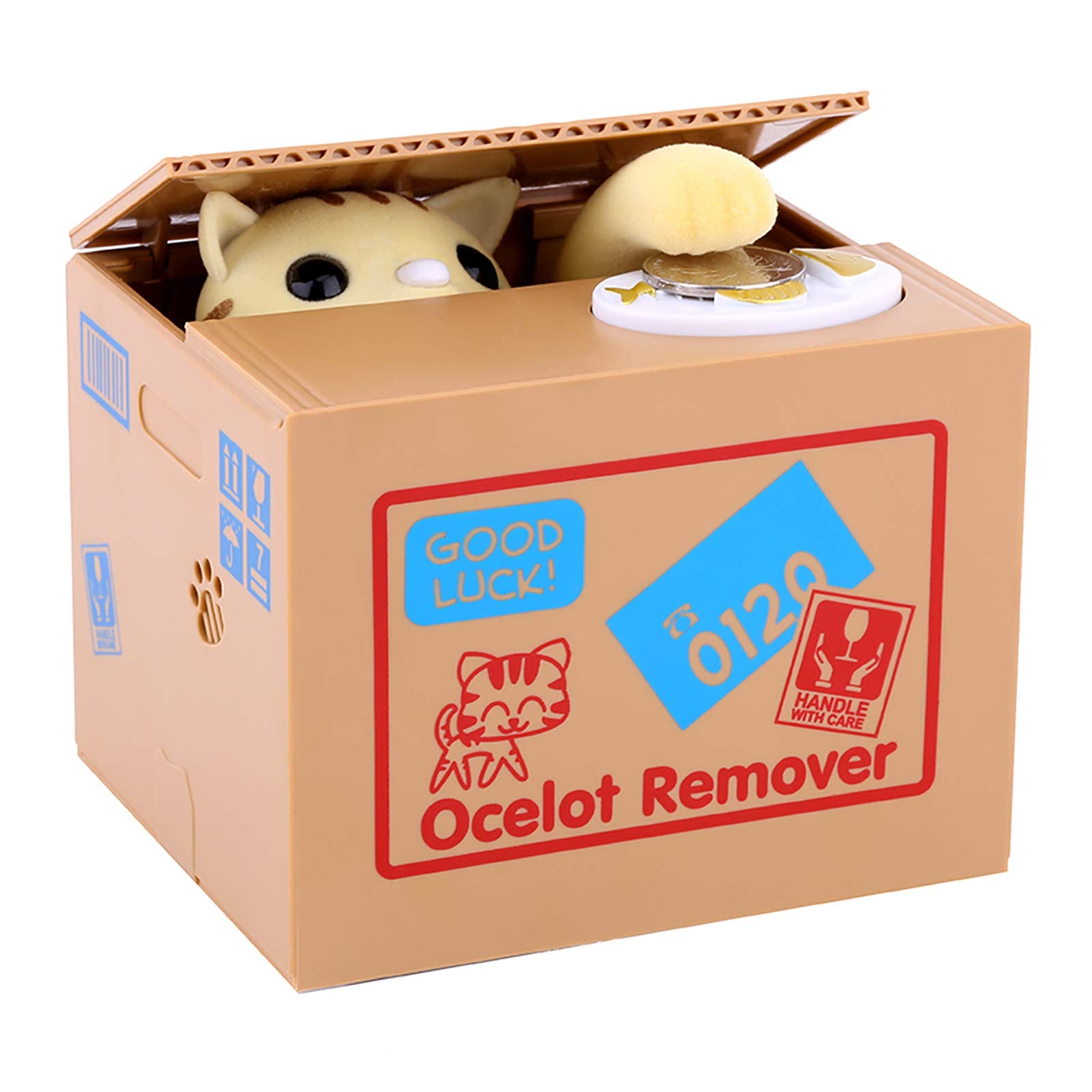 Stealing Cat money Bank