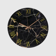 Wall Clock - Roman Black