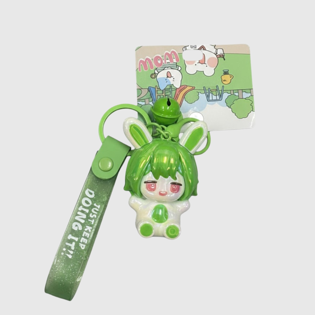 Rabbit Girl Four Color Pendant