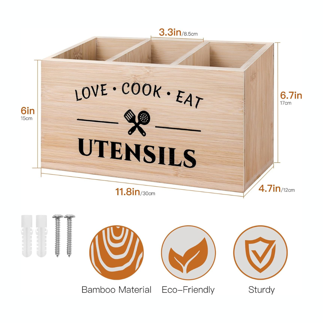 Farmhouse Style Utensil Holder