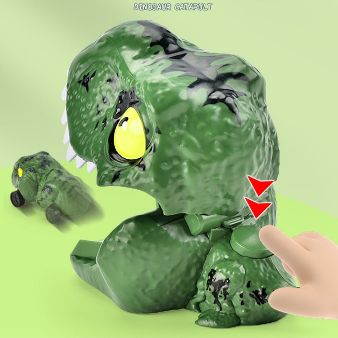 Simulation Dinosaur Catapult Car