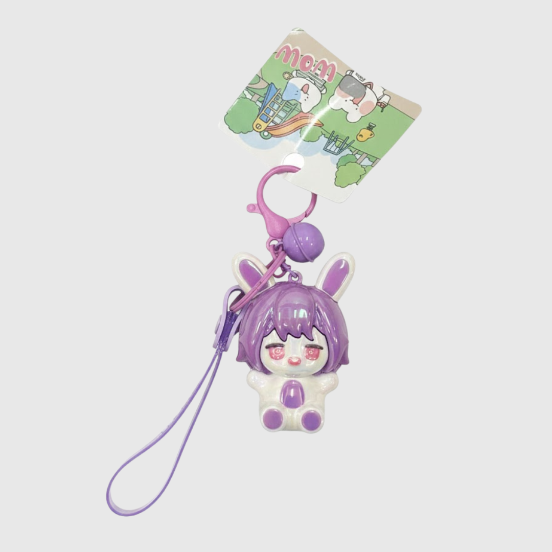 Rabbit Girl Four Color Pendant