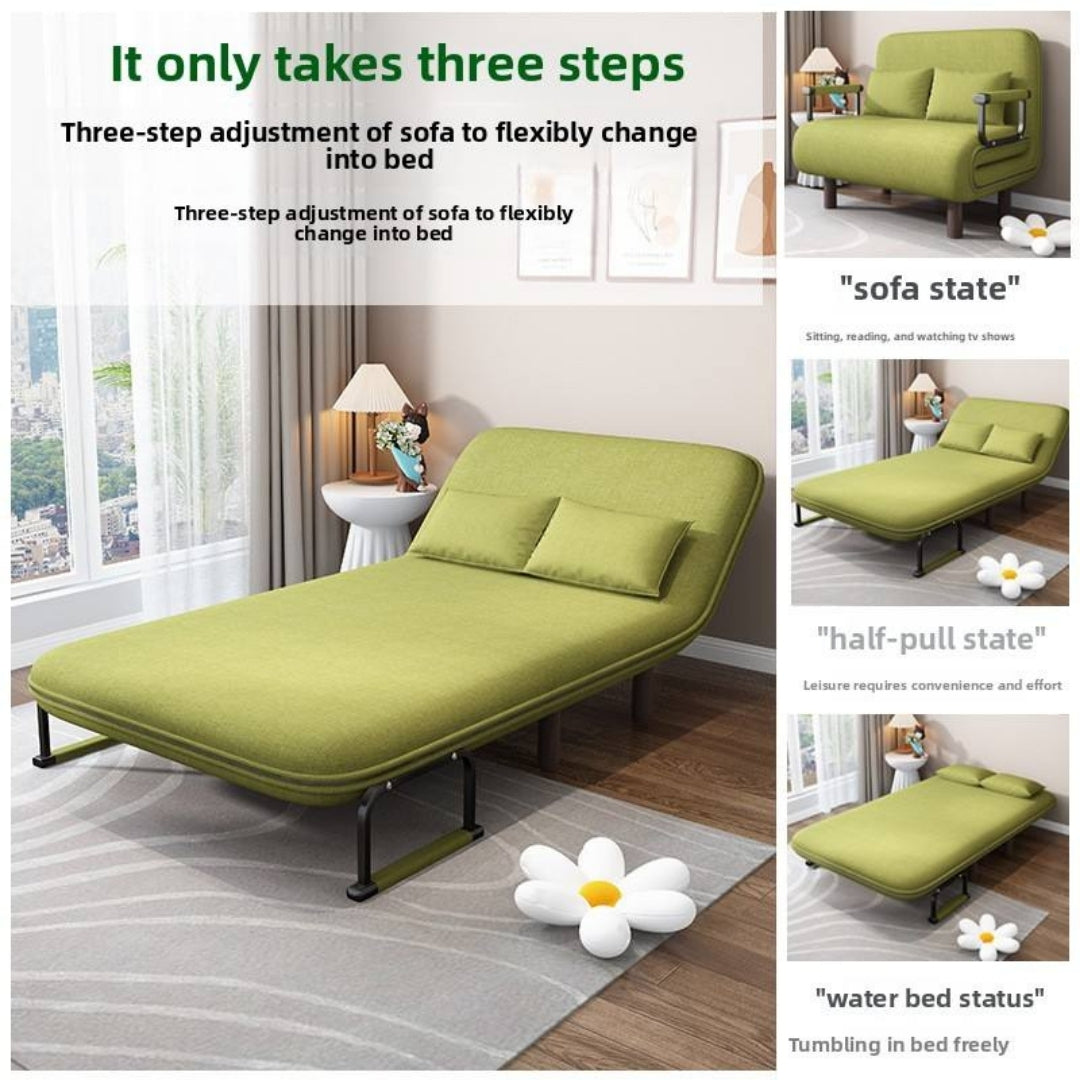 Sofa With Two Pillows