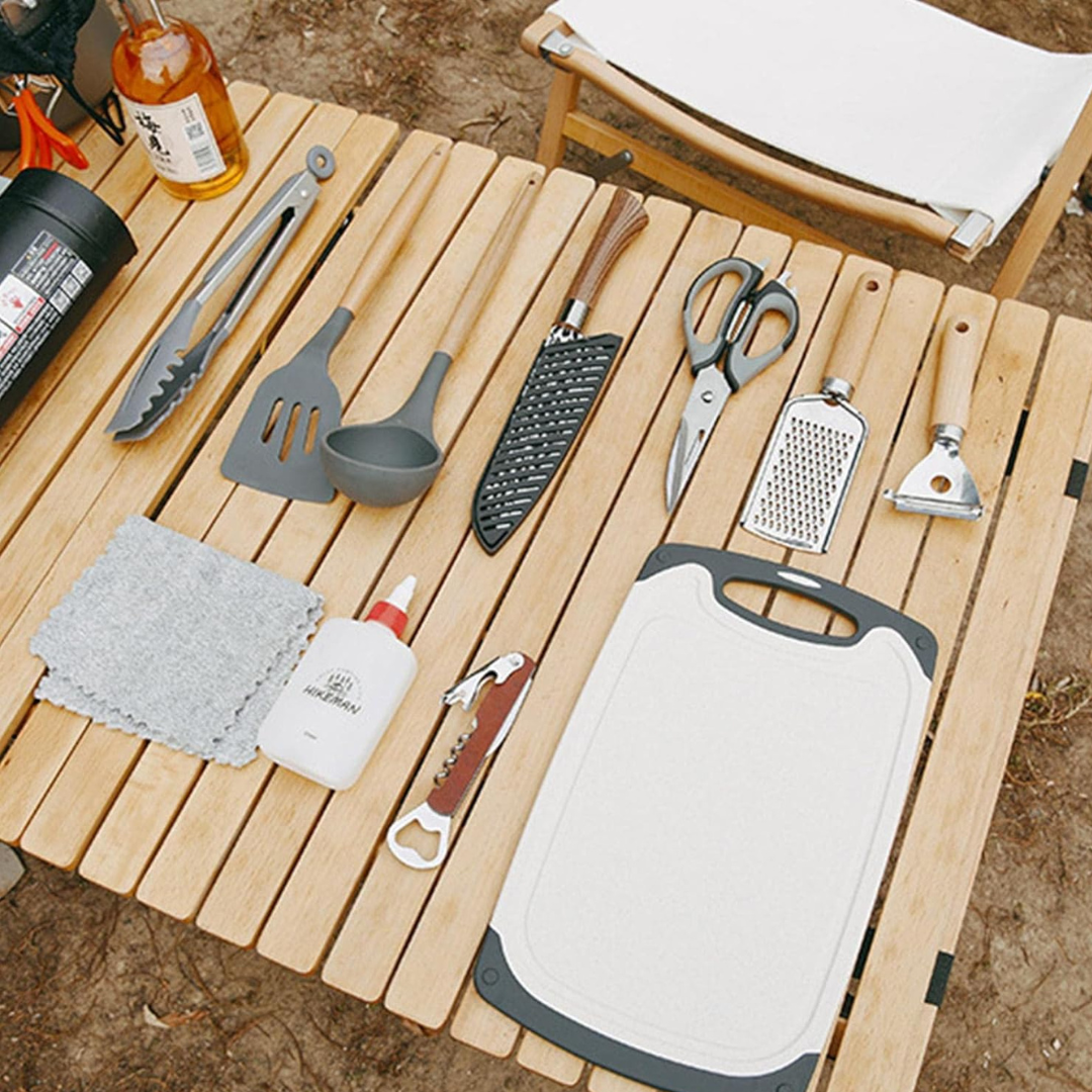 Outdoor Stainless Steel Kitchenware Set