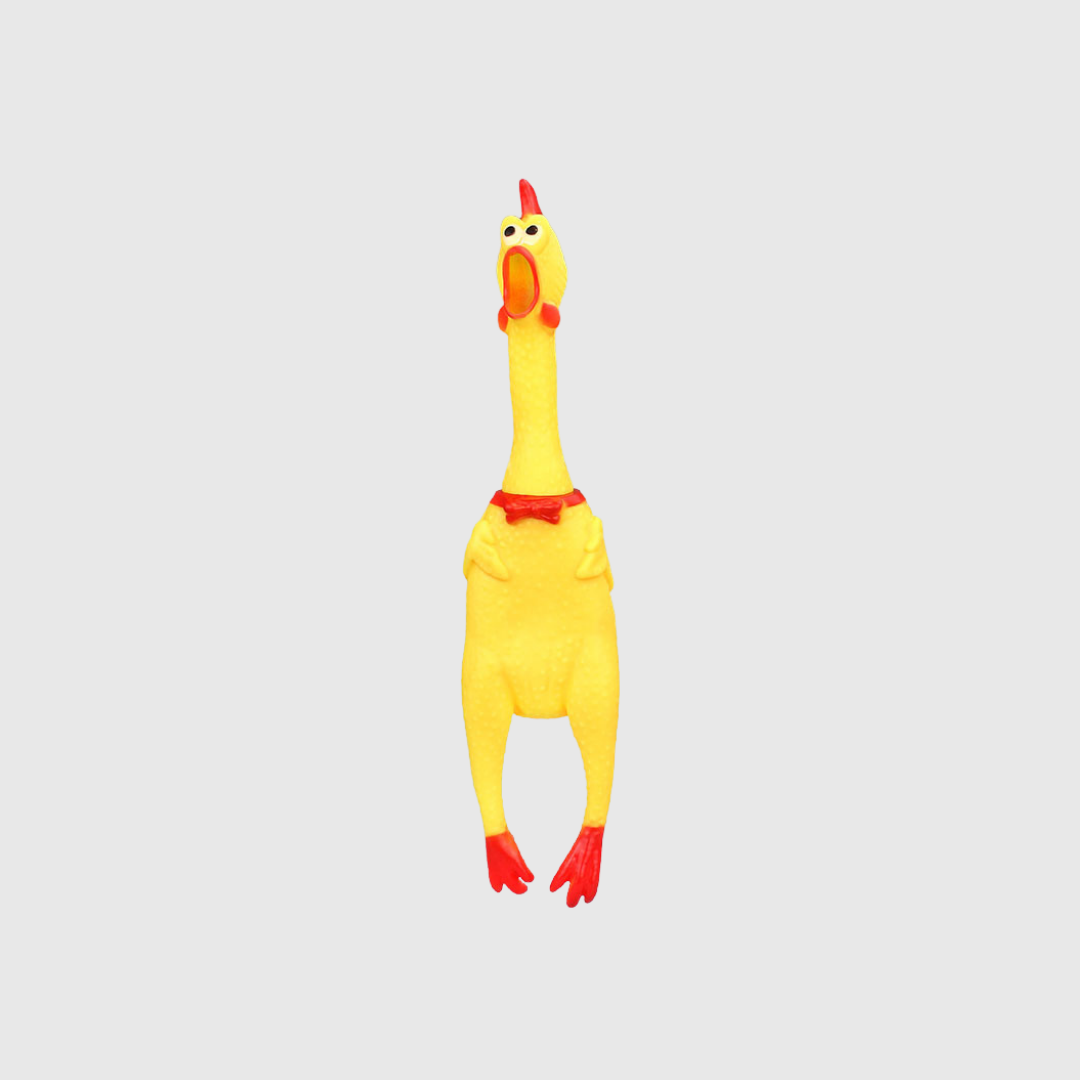 Chicken yellow rubber squeeze