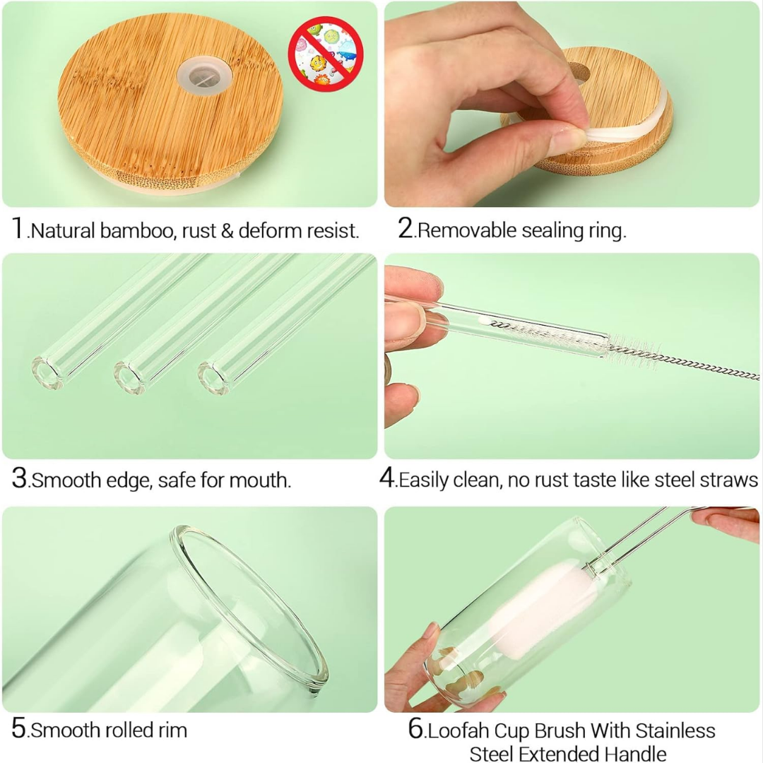 Bottle Glass 4Pcs