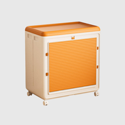 Folding Storage Box With Pulleys