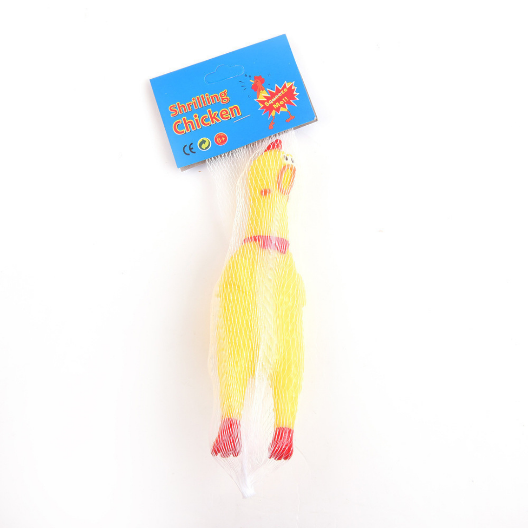 Chicken yellow rubber squeeze