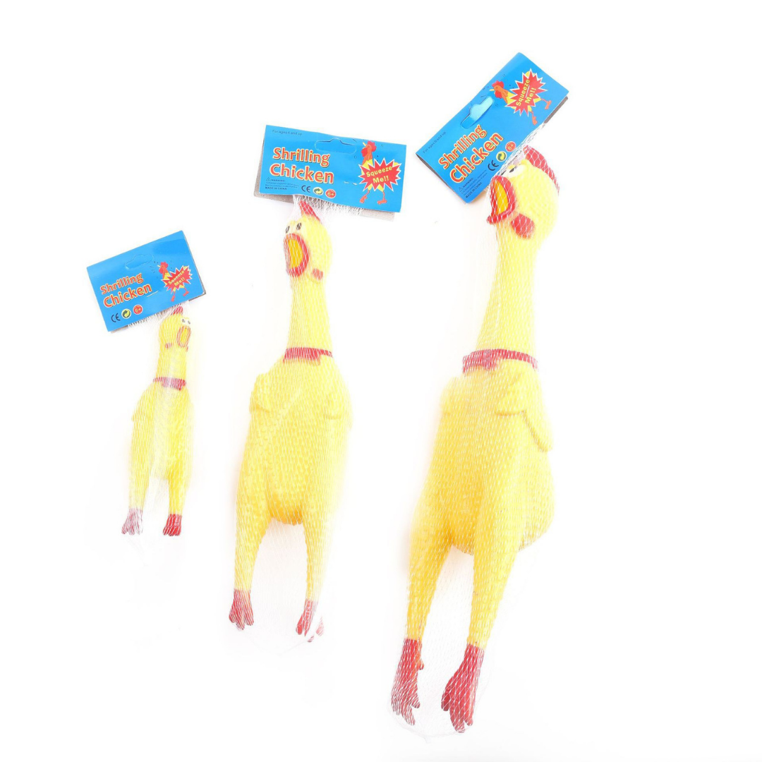 Chicken yellow rubber squeeze