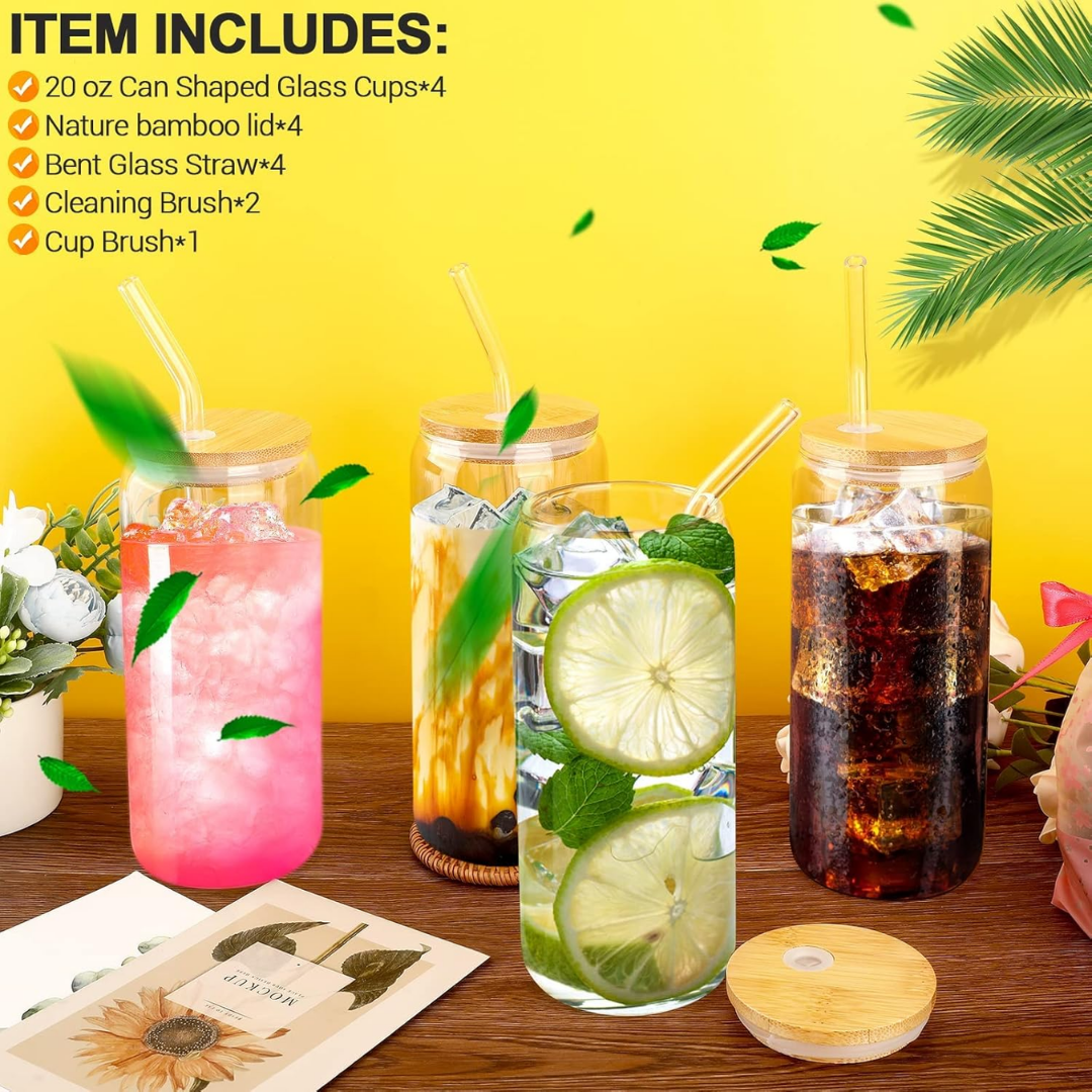 Bottle Glass 4Pcs